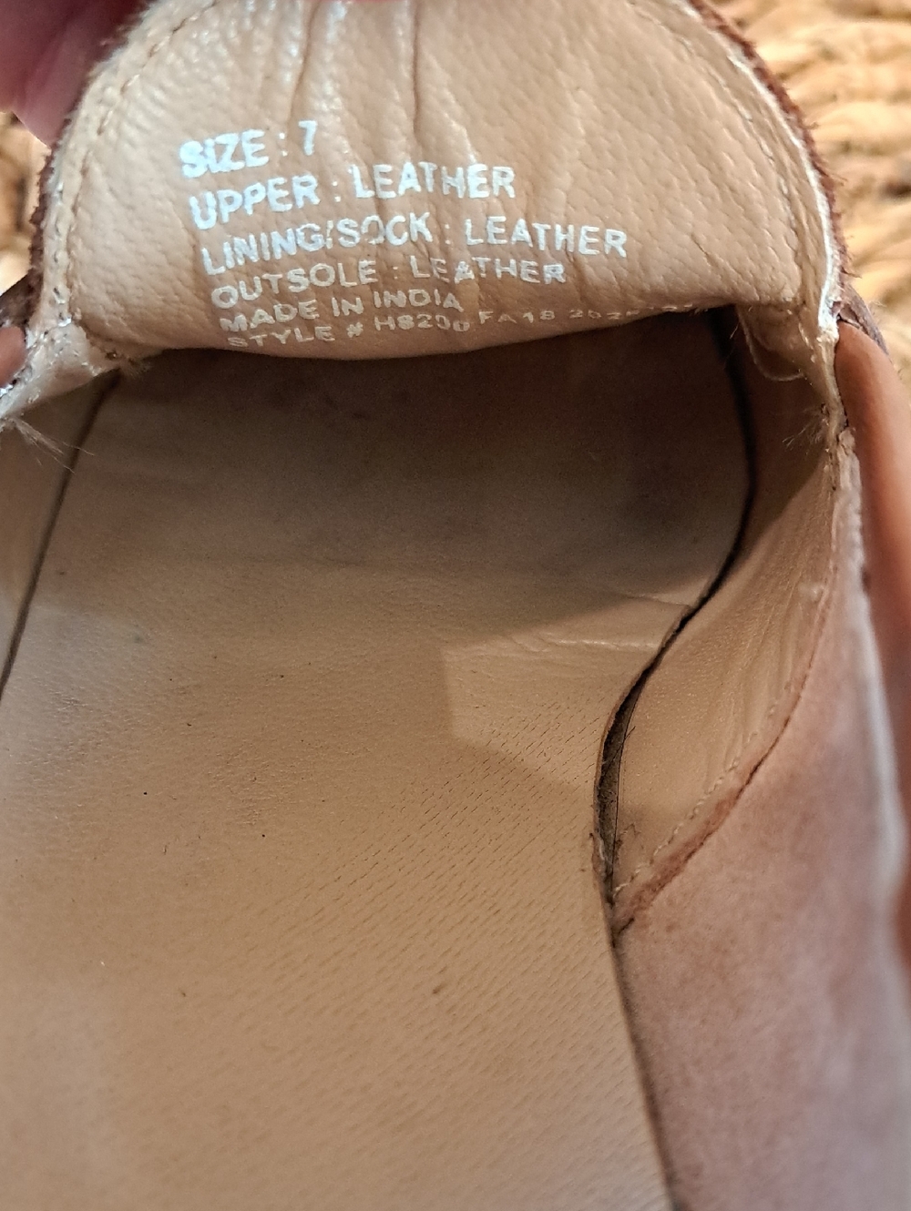 J.Crew Womens Academy Preppy/Academia Saddle Brown Leather Loafers 7 - Picture 8 of 9